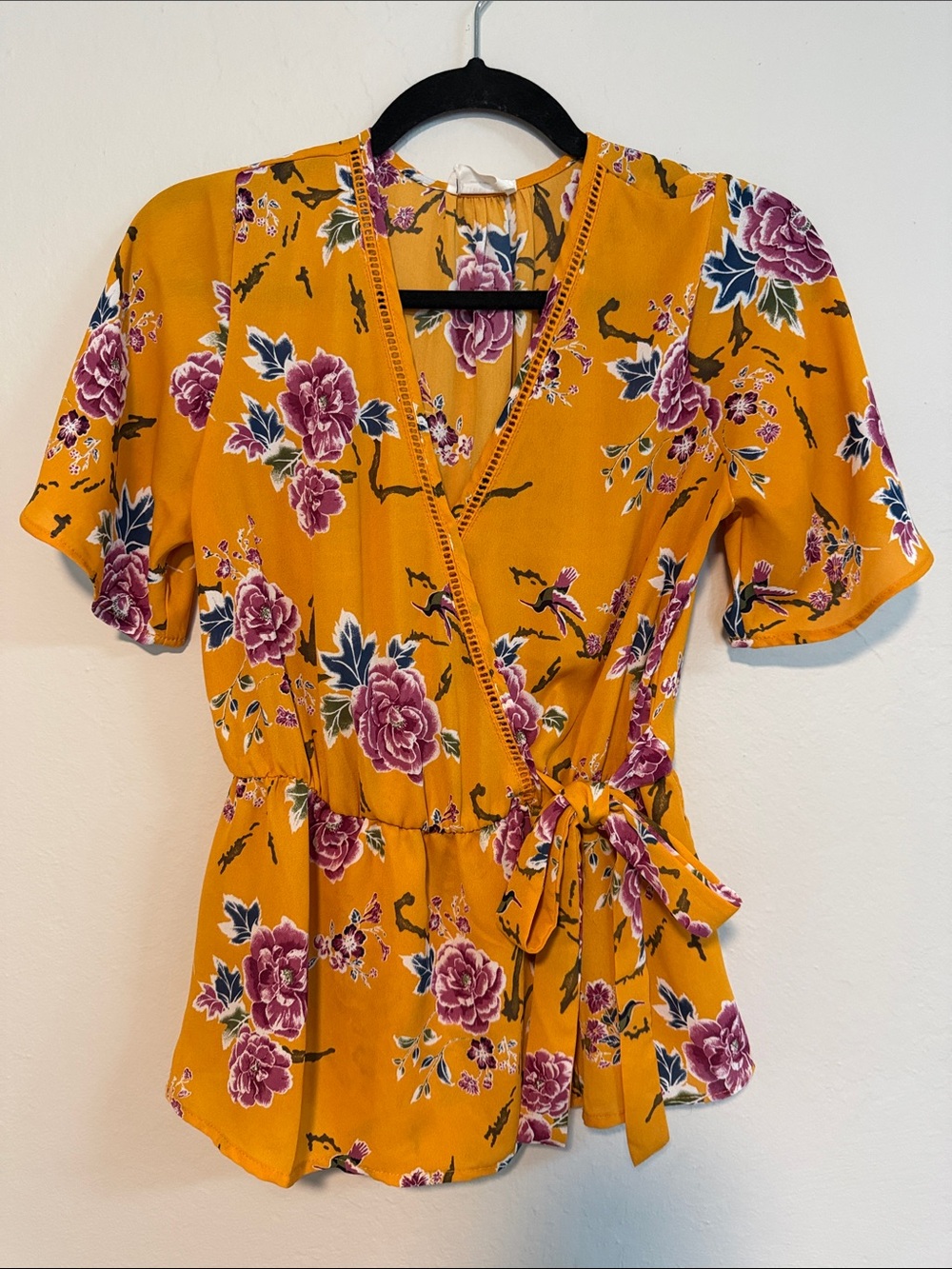 Sienna Sky Floral Wrap Top
